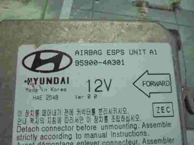Airbagsensor Airbagsteuergerät Hyundai H200 Starex HAE 2548 959004A301 VER 0.0