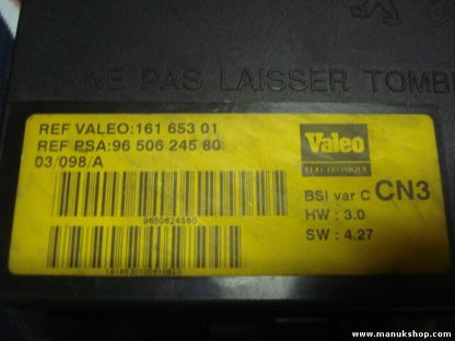 Sicherungskasten Citroen Xsara CN3 9650624580 96 506 245 80 VALEO 16165301