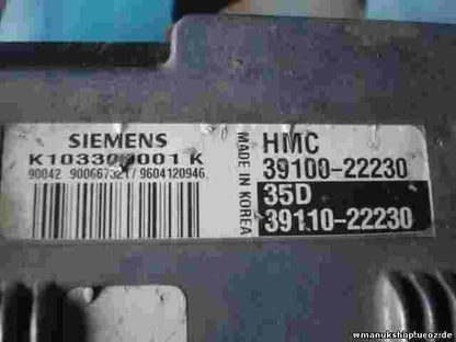Motorsteuergerät Hyundai Excel 1.3 3910022230  3911022230 SIEMENS K103300001K