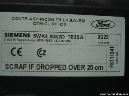 Komfortsteuergerät KSG Ford Fiesta V 2S6T-15K600 CF 2S6T15K600CF 5WK48032D