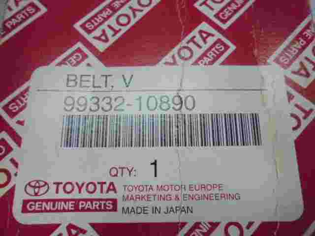V-Belt / Toyota AC 9933210890 99332-10890