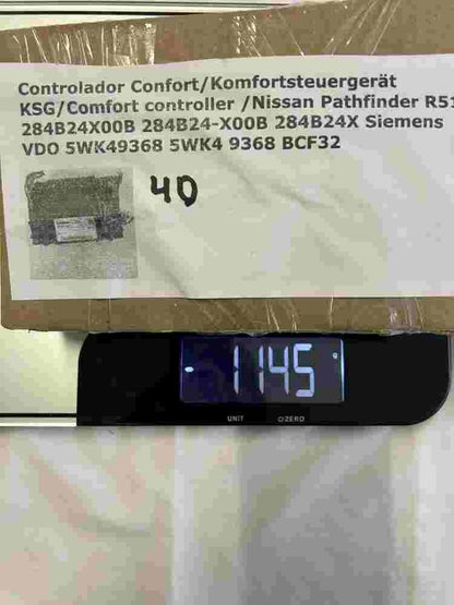 Komfortsteuergerät KSG Nissan Pathfinder R51 284B24X00B 284B24X SIEMENS 5WK49368