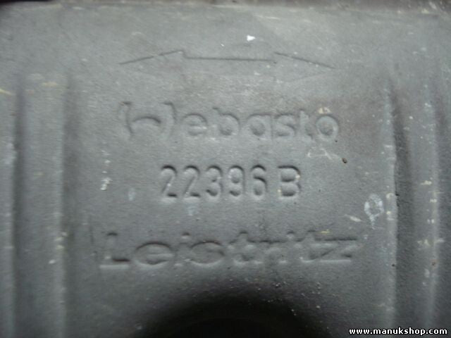Schalldämpfer Standheizung Webasto  Audi Webasto 22396B