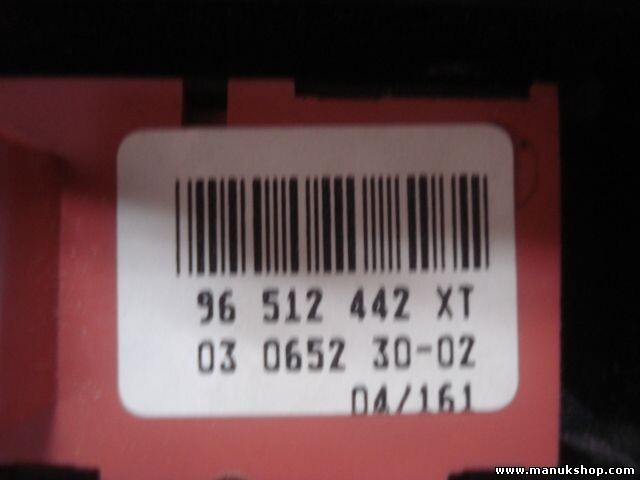 Heizungsbedienteil Peugeot 407 96533783YW 96533783YW00 96512442XT 96470287XT