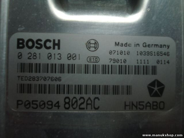 Motorsteuergerät Chrysler Voyager P05094802AC 05094802AC 05094802 0281013001