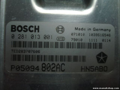 Motorsteuergerät Chrysler Voyager P05094802AC 05094802AC 05094802 0281013001