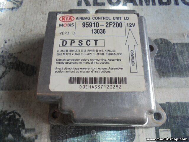 Airbagsensor Airbagsteuergerät Kia Cerato DPSCT 13036 VER 3.0 959102F200 95910
