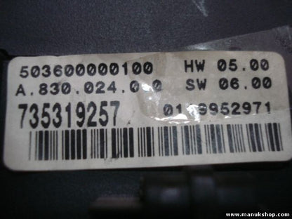 Klimabedienteil Fiat Stilo 192 503600000100 735319257 HW 05.00 SW06.00