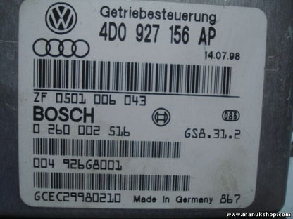 Getriebesteuergerät Audi A6, A8 4D0927156AP 4D0 927 156 AP BOSCH 0260002516