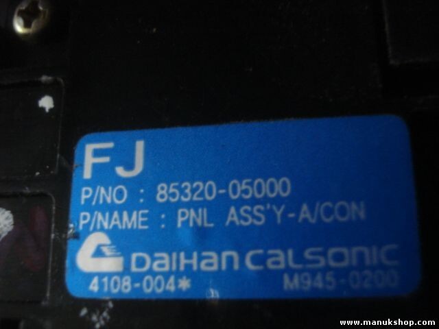 Klimabedienteil Ssangyong Musso CALSONIC KJ 8532005000 85320 05000