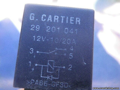 Relais Renault 29201041 29 201 041 G.GARTIER 12V-10/20A PA66-GF30