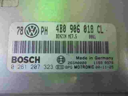Motorsteuergerät VW Passat 1.8L 4B0906018CL 4BO906018C 26SA0000 BOSCH 0261207323