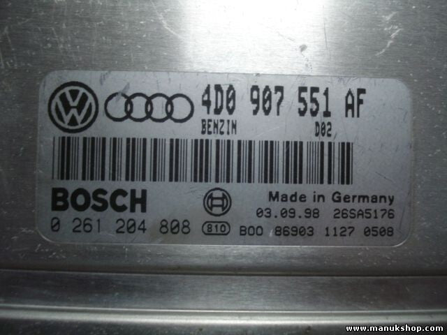 Motorsteuergerät VW 4D0907551AF 4D0 907 551 AF 4DO907551AF 0261204808 26SA5176