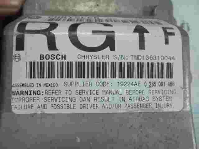 Airbagsensor Airbagsteuergerät Chrysler Voyager (RG ) F 04748604AD 0285001465