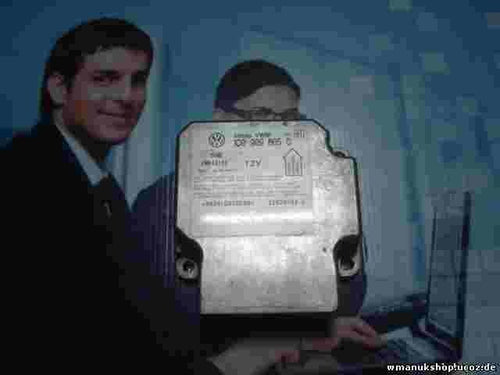 Airbagsensor Airbagsteuergerät Passat Seat Skoda 1C0909605C 5WK43130 INDEX 01