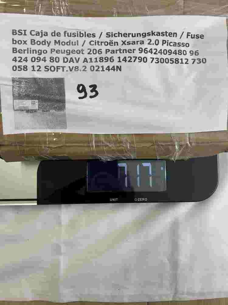 Sicherungskasten Peugeot 206 Partner Xsara Berlingo 9642409480 73005812 02144N