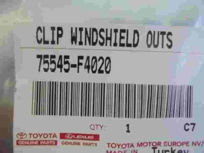 Clip Windshield Outside  Toyota C-HR 75545F4020 75545-F4020