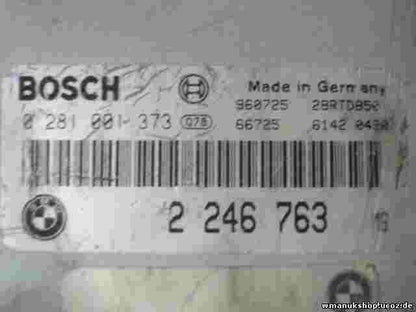 Motorsteuergerät BMW E39 2246763 2 246 763 BOSCH 0281001373 0 281 001 373