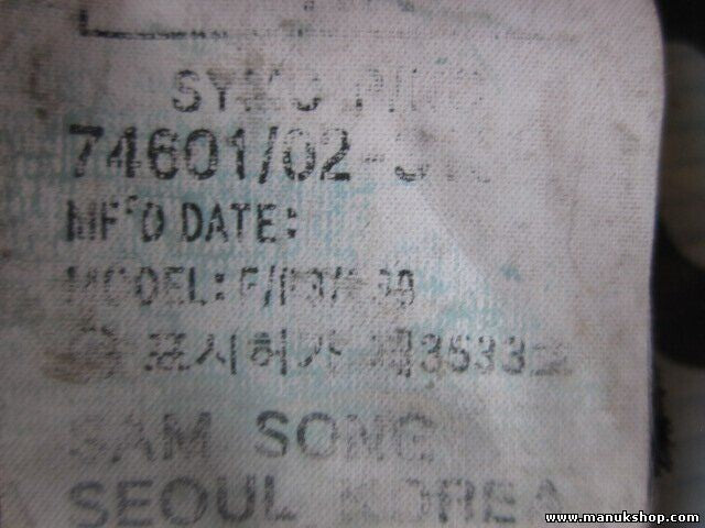 Sicherheitsgurt Gurt Ssangyong Actyon 74601/02-31