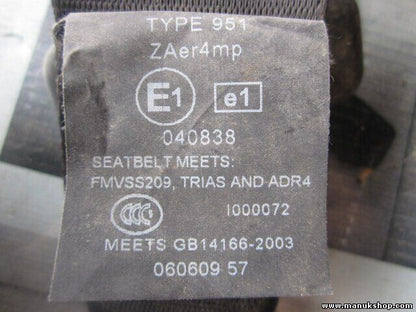 Sicherheitsgurt Gurt Land Rover 6G9N61294BGW 6G9N-61294-BGW 605993000