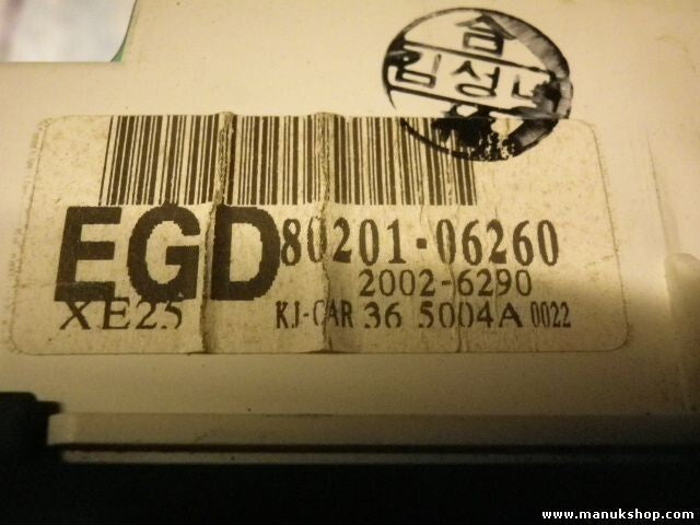 Kombiinstrument Tacho SsangYong 8020106260 80201-06260 KJ-CAR