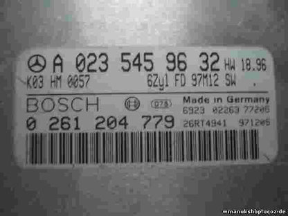 Motorsteuergerät Mercedes W210 A0235459632 A 023 545 96 32 K02 BOSCH 0261204779