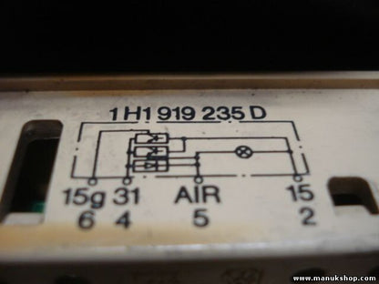 Kontrolleuchte für AIRBAG  VW Volkswagen Golf 3 1H1919235D 1H1 919 235 D