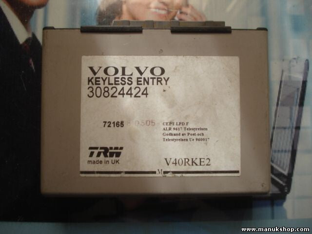 Relais Steuergerät Keyless ZV Entry VOLVO V40 S40 30824424 72165