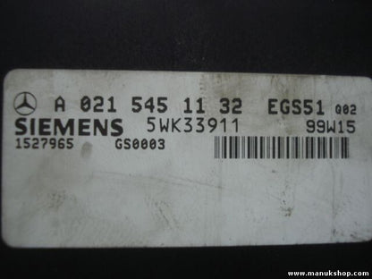 Getriebesteuerung Mercedes-Benz W202 W210 EGS51 A0215451132 Q02 1526771 GS0003