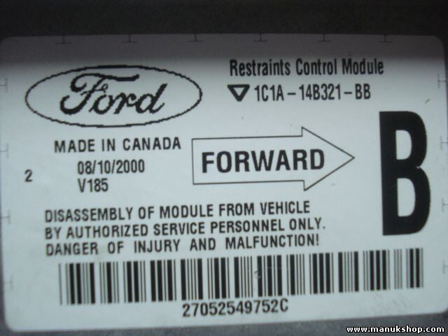 Airbagsensor Airbagsteuergerät Ford Transit 1C1A14B321BB 1C1A-14B321-BB