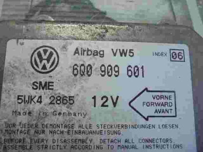 Airbagsensor Airbagsteuergerät Caddy Lupo Polo Seat 6Q0909601 5WK42865 INDEX 06