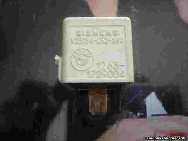 Relais BMW E30 E28 E31 E34 E38 E39 E53 Z3 12631729004 12.63-1729004 V23134C52X90