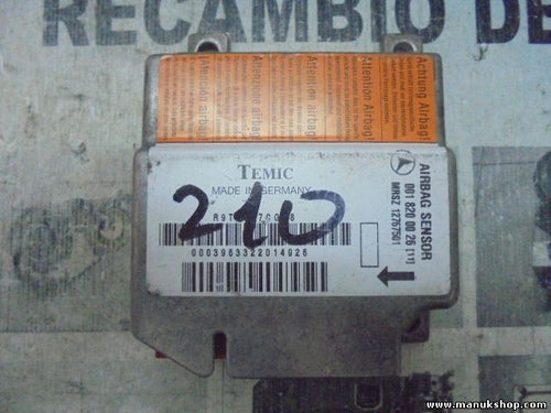 Airbagsensor Airbagsteuergerät Mercedes-Benz W210 TEMIC 0018200026 (11)