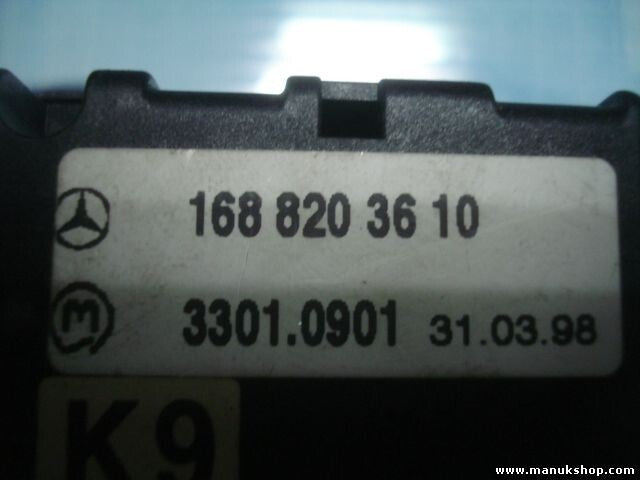 Spiegel Heckscheibenheizung ASR schalter Mercedes W168 A160 1688203610 33010901