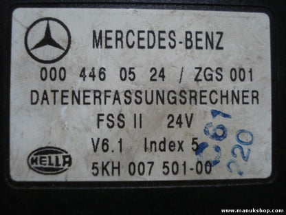 Datenerfassungsrechner Mercedes INDEX 5 0004460524/ZGS001 5KH00750100