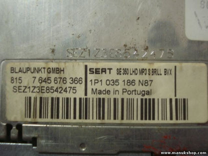 Radio CD Seat Leon 7 646 546 366 7646546366 1P1035186 1P1 035 186 N87