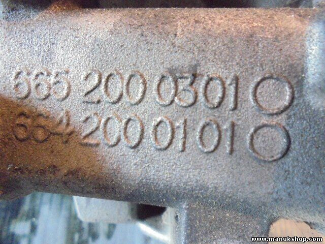 Thermostatgehäuse Ssangyong Rodius 2.7 XDI 20 KW, 163 PS 6652000301 6642000101 1