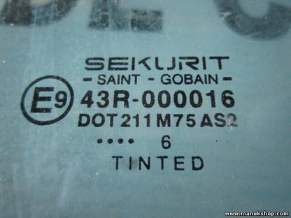 Dreieckscheibe Seitenscheibe hinten rechts Nissan Terrano Ford 43R000016