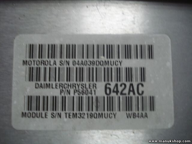 Steuergerät Antriebsstrang Jeep Grand Cherokee 3.1td P56041642AC 04A039DQMUCY
