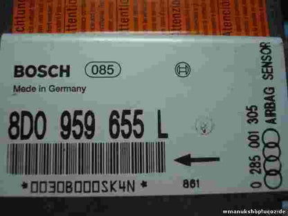 Airbagsensor Airbagsteuergerät Audi A4 8D0959655L  8DO959655L BOSCH 0285001305