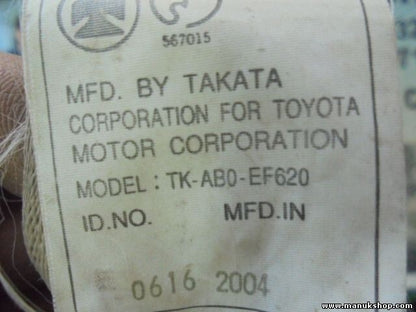 Sicherheitsgurt Gurt Toyota Land Cruiser J12 TKAB0EF620 TK-AB0-EF620