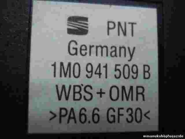 Warnblinkschalter Seat Leon Toledo 1M0941509B 1M0 941 509 B WBS+OMR