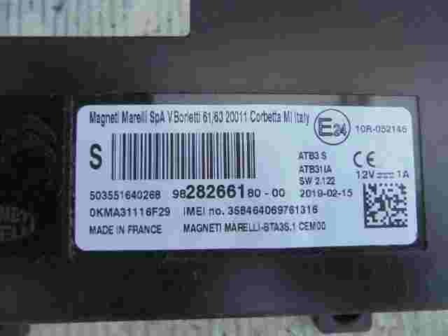 Steuergerät Interface Peugeot 9828266180-00 98 282661 80-00 503551640268