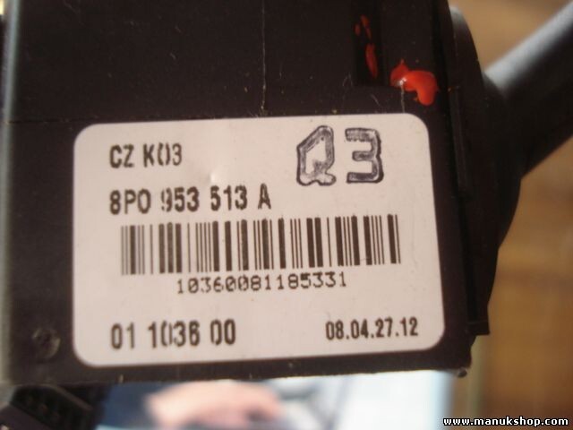 Lichtschalter Audi A3 8P 8P0 953 513 A 8P0953513A 8PO953513A