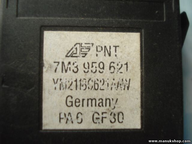 Heckscheibenheizung schalter  VW Volkswagen Sharan 7M Seat 7M3959621 7M3 959 621