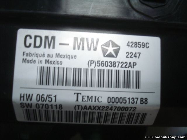 Türsteuergerät Chrysler 300C 56038722AP P56038722AP TEMIC 00005137 B8 42859C
