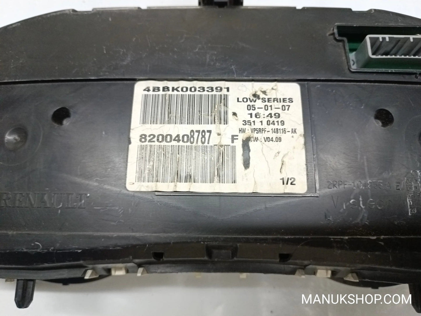 Kombiinstrument Tacho Renault Megane 8200408787F VP5RFF14B115AK VP5RFF-14B115-AK