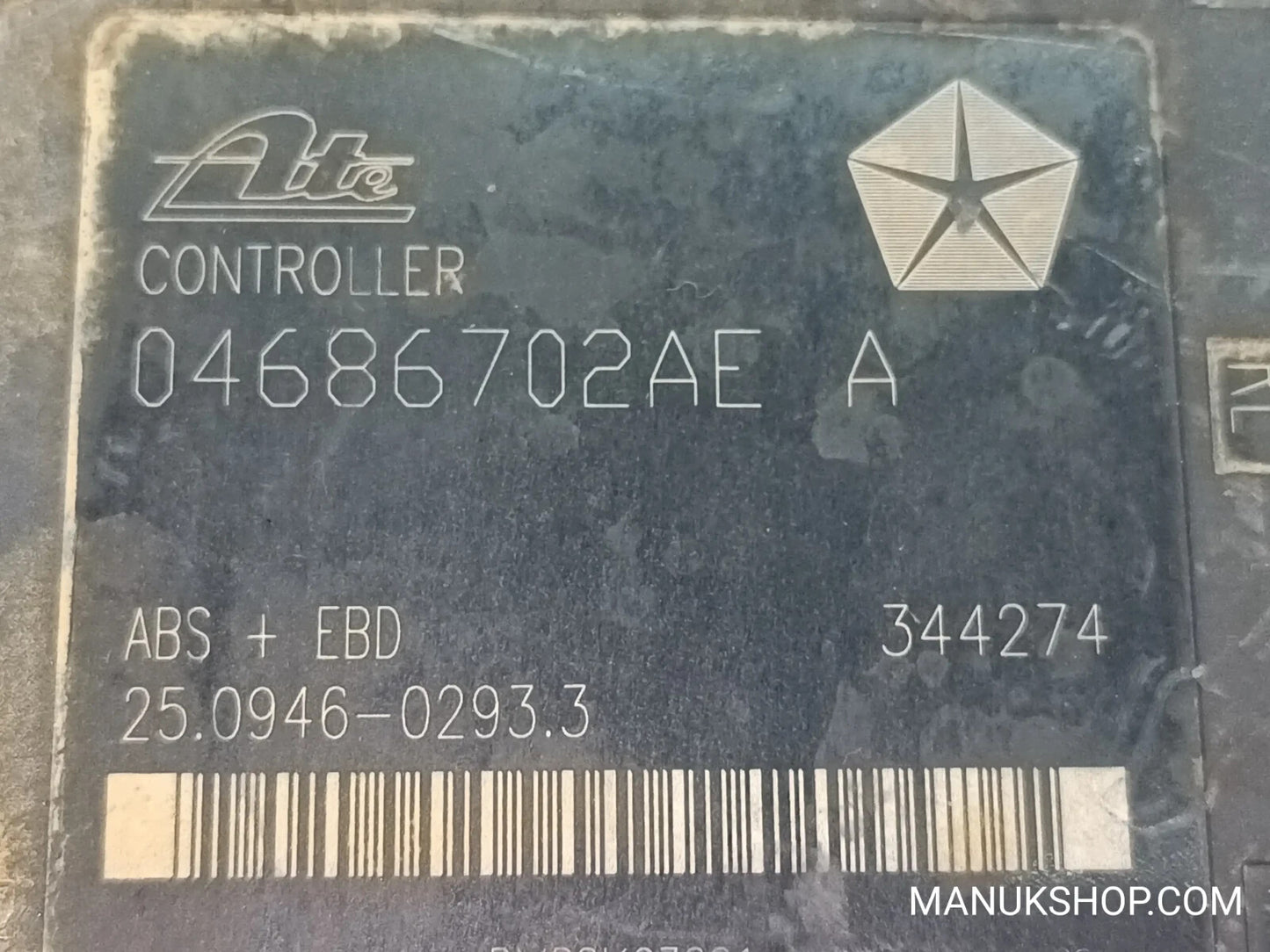 ABS Hydraulikblock Chrysler Voyager 04686702AE 25094602933 25.0946-0293.3 344274