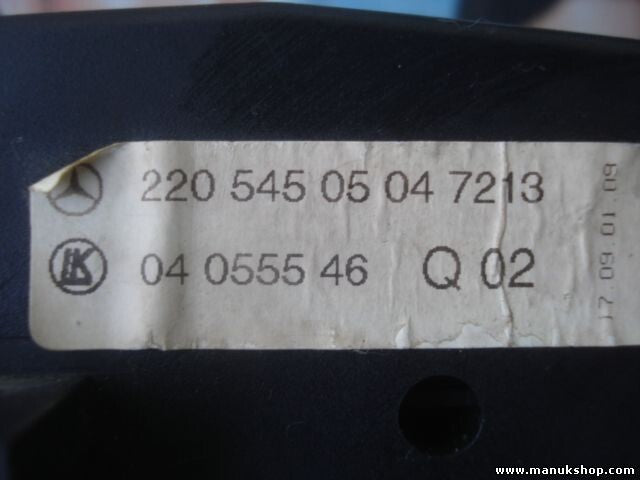 Lichtschalter Mercedes-Benz W220 S430 S500 Q02 2205450504