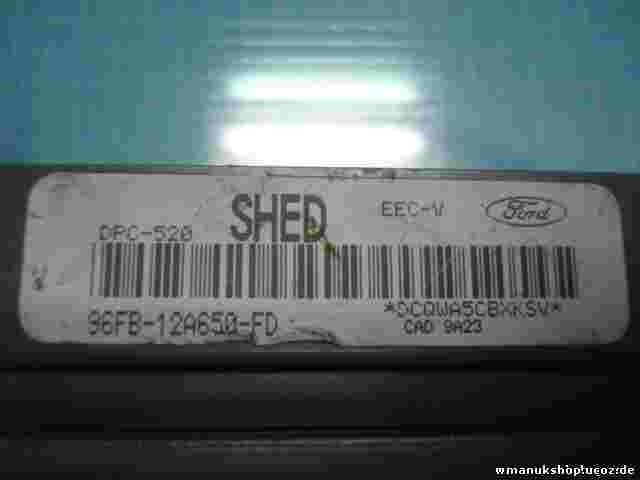 Motorsteuergerät Ford 96FB12A650FD 96FB-12A650-FD SHED